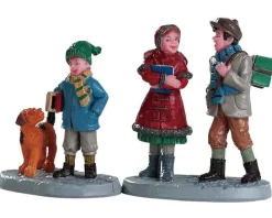Lemax Figurines<Lemax 82595 - Going To School, Set Of 2 - Figurines