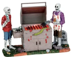 Lemax Spooky Town Accessories<Lemax 54912 - Gory Grillin , Battery-Operated (4.5V) - Spooky Town Accessories