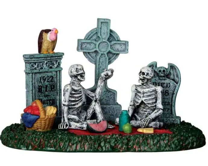Lemax Spooky Town Accessories<Lemax 63263 - Graveyard Picnic - Spooky Town Accessories