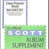 Stamp Supplies<Scott Green Protector Sheets For 2-Square Post Specialty Binder
