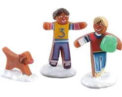 Lemax Sugar N Spice Figurines<Lemax 82591 - Gumdrop Football, Set Of 3 - Sugar N Spice Figurines