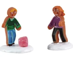 Lemax Sugar N Spice Figurines<Lemax 72568 - Gumdrop Games, Set Of 2 - Sugar N Spice Figurines
