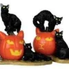 Lemax Spooky Town Figurines<Lemax 12883 - Halloween Cats, Set Of 2 - Spooky Town Halloween Village Figurines