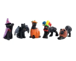 Lemax Spooky Town Figurines<Lemax 12014 - Halloween Cats, Set Of 5 - Spooky Town Figurines