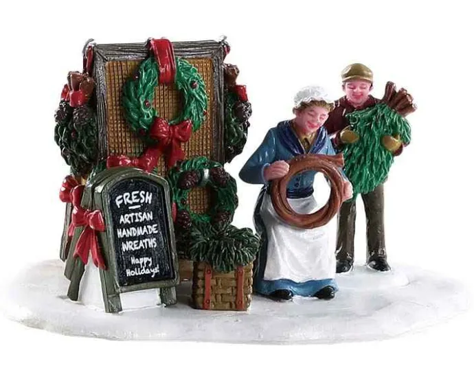 Lemax Table Pieces<Lemax 83362 - Handmade Wreaths - Table Pieces