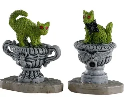 Lemax Spooky Town Accessories<Lemax 04714 - Haunted Topiary, Set Of 2 - Spooky Town Accessories