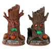 Lemax Spooky Town Accessories<Lemax 34072 - Haunted Tree Trunks, Set Of 2, Battery-Operated (4.5-Volt) - Spooky Town Accessories