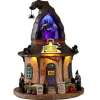 Lemax Spooky Town Houses<Lemax 15794 - Helga's Hats, Battery-Operated (4.5-Volt) - Spooky Town Halloween Village Houses & Buildings