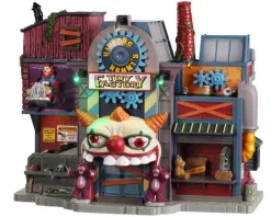 Lemax Spooky Town Houses<Lemax 05603 - Hideous Harry's Toy Factory, With 4.5V Adaptor - Spooky Town Houses