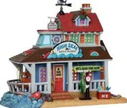 Lemax Plymouth Corners<Lemax 25361 - High Seas Bait & Tackle - Plymouth Corners Christmas Houses & Buildings