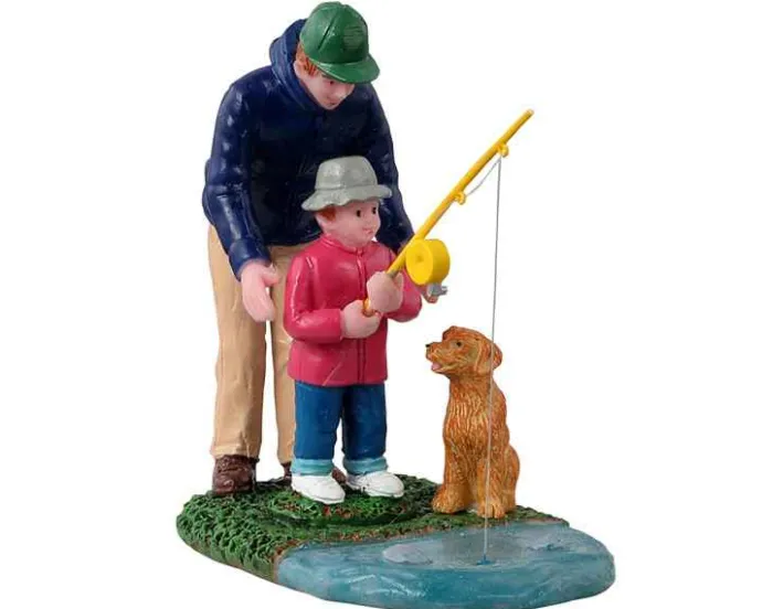 Lemax Figurines<Lemax 12038 - His First Fishing Lesson - Figurines