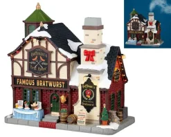Lemax Vail Village<Lemax 35025 - Hoffman's Brat House, With 4.5V Adaptor - Christmas Vail Village