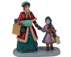 Lemax Figurines<Lemax 22142 - Holiday Shopping With Mum - Christmas Village Figurines