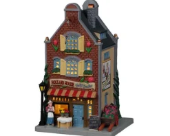 Lemax Caddington Village<Lemax 25897 - Holland House - Tulip Garden - Caddington Village Christmas Houses & Buildings