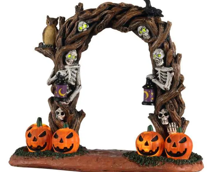 Lemax Spooky Town Accessories<Lemax 14826 - Horror Arch, Battery-Operated (4.5V) - Spooky Town Accessories