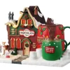 Lemax Santa's Wonderland<Lemax 35070 - Hot Chocolate Spa, Battery-Operated (4.5-Volt) - Santa's Wonderland