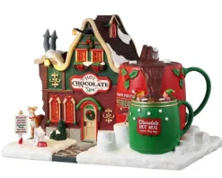 Lemax Santa's Wonderland<Lemax 35070 - Hot Chocolate Spa, Battery-Operated (4.5-Volt) - Santa's Wonderland