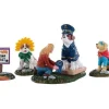 Lemax Spooky Town Figurines<Lemax 92731 - Howl-O-Ween Contest, Set Of 4 - Spooky Town Figurines