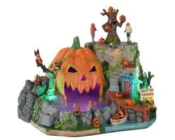 Lemax Spooky Town Accessories<Lemax 14824 - Isle Of Creepy Jacks, With 4.5-Volt Adaptor - Spooky Town Halloween Village Accessories