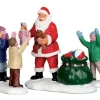 Lemax Figurines<Lemax 52318 - It's Santa!, Set Of 3 - Christmas Figurines