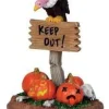 Lemax Spooky Town Accessories<Lemax 24475 - Keep Out! - Spooky Town Halloween Village Accessories