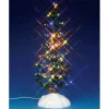 Lemax Trees<Lemax 54950 - Lighted Pine Tree, Multi, Large, Battery-Operated (4.5V) - Christmas Village Trees