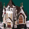 Lemax Harvest Crossing<Lemax 45069 - Little River Church - Harvest Crossing Christmas Houses & Buildings
