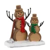 Lemax Misc. Accessories<Lemax 34095 - Log Snowmen - Misc. Accessories