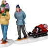 Lemax Figurines<Lemax 22148 - Long Day Snowshoeing, Set Of 2 - Christmas Village Figurines
