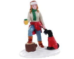 Lemax Figurines<Lemax 02965 - Lumberjill Sonia - Figurines