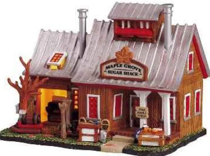 Lemax Vail Village<Lemax 55235 - Maple Grove Sugar Shack - Vail Village Christmas Houses & Buildings