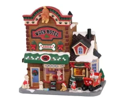 Lemax Caddington Village<Lemax 15800 - Meet Santa Paws - Caddington Village Christmas Houses & Buildings