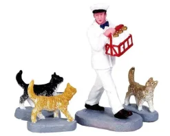 Lemax Figurines<Lemax 72511 - Merry Milkman, Set Of 4 - Figurines