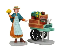Lemax Figurines<Lemax 22117 - Merry's Garden Cart, Set Of 2 - Christmas Village Figurines