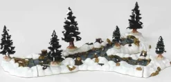 Lemax Landscape<Lemax 13367 - Mill Stream Fork, Set Of 10 - Christmas Village Landscape Items