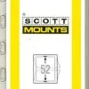 Stamp Supplies<Scott 52 Mm X 215 Mm Strip Clear Mount (15 Mounts)