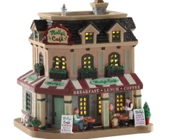 Lemax Caddington Village<Lemax 05687 - Molly's Corner Cafe - Caddington Village