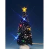 Lemax Trees<Lemax 74266 - Multi Light Evergreen Tree, Medium, Battery-Operated (4.5V) - Trees
