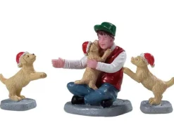 Lemax Figurines<Lemax 92778 - New Puppies, Set Of 3 - Figurines