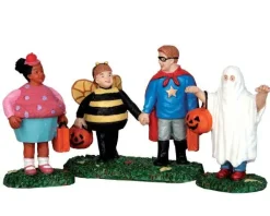 Lemax Spooky Town Figurines<Lemax 52304 - New Trick Or Treaters, Set Of 3 - Spooky Town Figurines