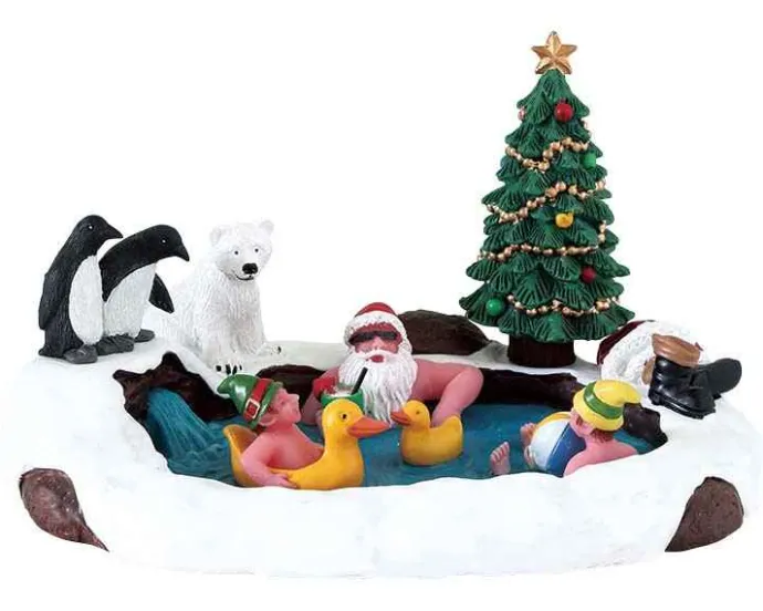 Lemax Table Pieces<Lemax 73331 - North Pole Hot Springs - Table Pieces