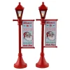Lemax Santa's Wonderland<Lemax 34091 - North Pole Lamppost, Set Of 2, Battery-Operated (4.5-Volt) - Misc. Accessories