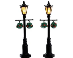 Lemax Misc. Accessories<Lemax 74231 - Old English Lamp Post, Set Of 2, Battery-Operated (4.5V) - Misc. Accessories