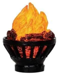Lemax Misc. Accessories<Lemax 24544 - Outdoor Fire Pit, Battery-Operated (4.5V) - Christmas Village Misc. Accessories
