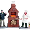 Lemax Misc. Accessories<Lemax 64066 - Outdoor Pizza Oven, Set Of 4, Battery-Operated (4.5 Volts) - Misc. Accessories