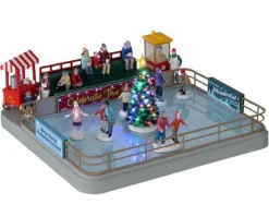 Lemax Table Pieces<Lemax 14871 - Outdoor Skating Rink, With 4.5V Adaptor - Table Pieces