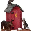 Lemax Misc. Accessories<Lemax 24492 - Outhouse Marauders - Christmas Village Misc. Accessories