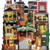 Lemax Facades<Lemax 25402 - Parisian Stairs, Battery-Operated (4.5V) - Christmas Village Facades