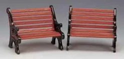 Lemax Misc. Accessories<Lemax 34895 - Park Bench, Set Of 2 - Christmas Village Misc. Accessories