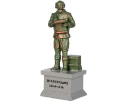 Lemax Misc. Accessories<Lemax 64075 - Park Statue Shakespeare - Misc. Accessories